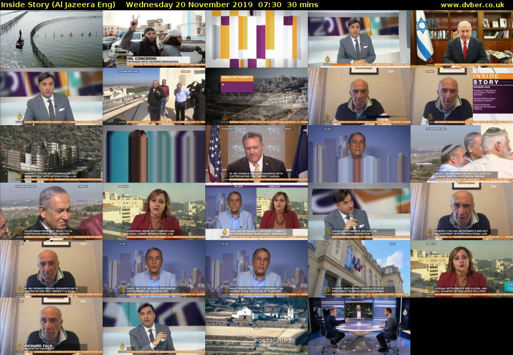 Inside Story (Al Jazeera Eng) Wednesday 20 November 2019 07:30 - 08:00