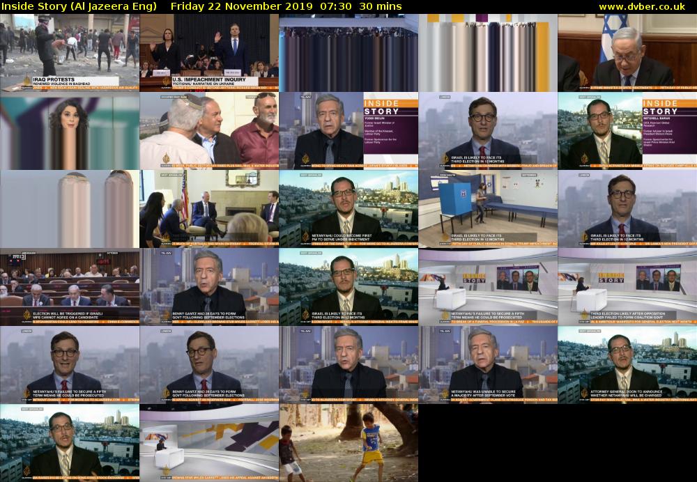 Inside Story (Al Jazeera Eng) Friday 22 November 2019 07:30 - 08:00