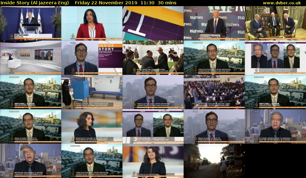 Inside Story (Al Jazeera Eng) Friday 22 November 2019 11:30 - 12:00