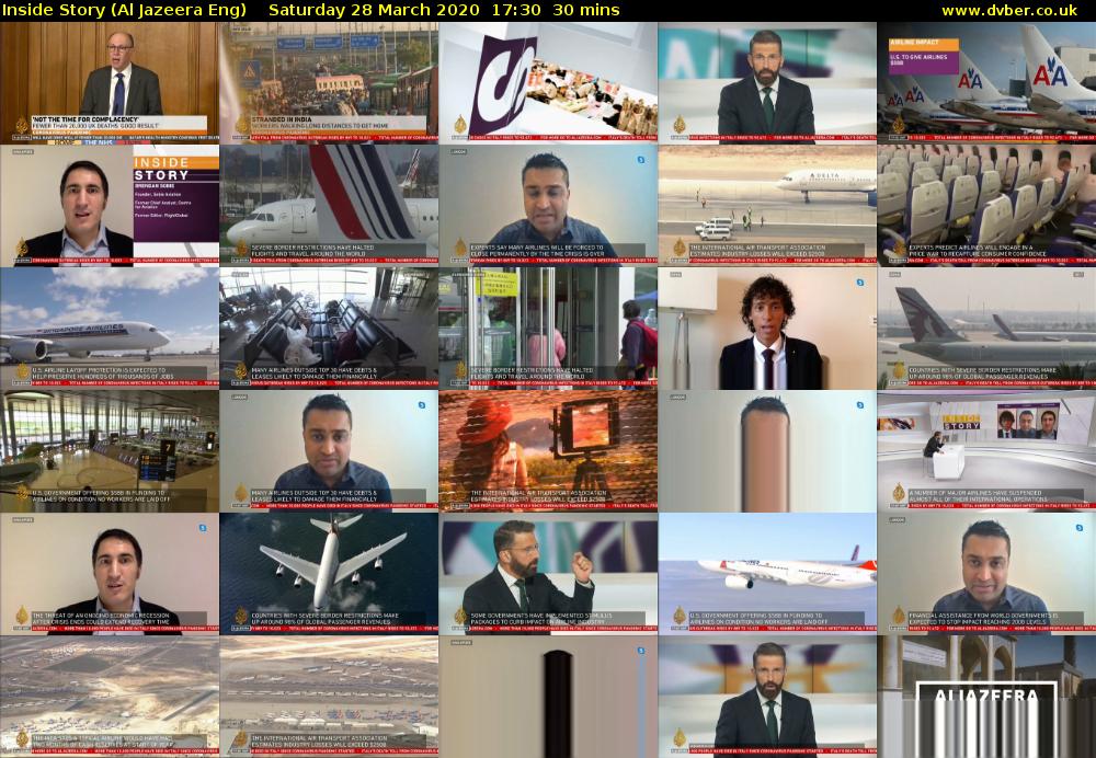 Inside Story (Al Jazeera Eng) Saturday 28 March 2020 17:30 - 18:00