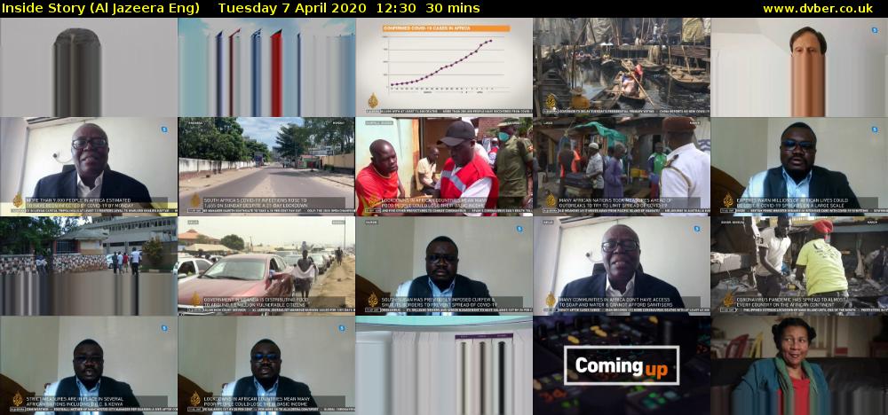 Inside Story (Al Jazeera Eng) Tuesday 7 April 2020 12:30 - 13:00
