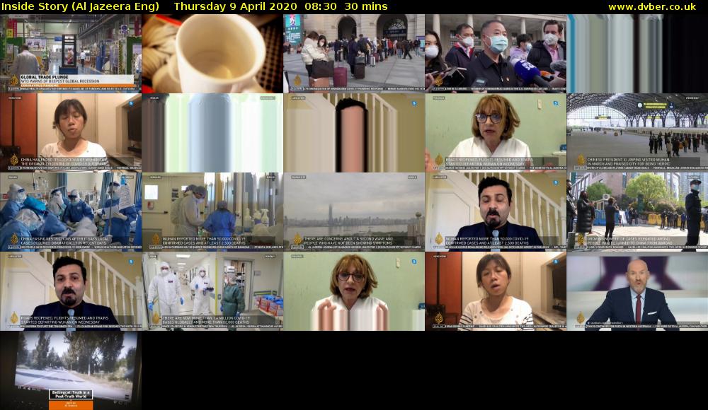 Inside Story (Al Jazeera Eng) Thursday 9 April 2020 08:30 - 09:00