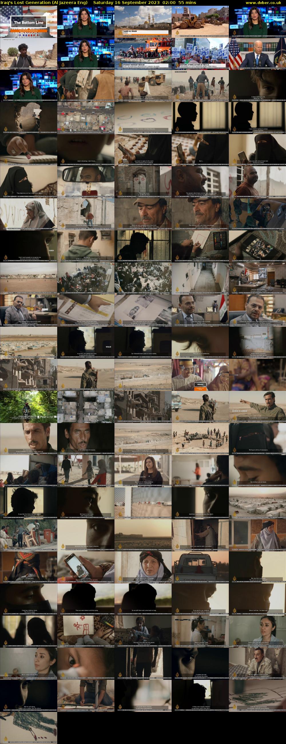 Iraq's Lost Generation (Al Jazeera Eng) Saturday 16 September 2023 02:00 - 02:55