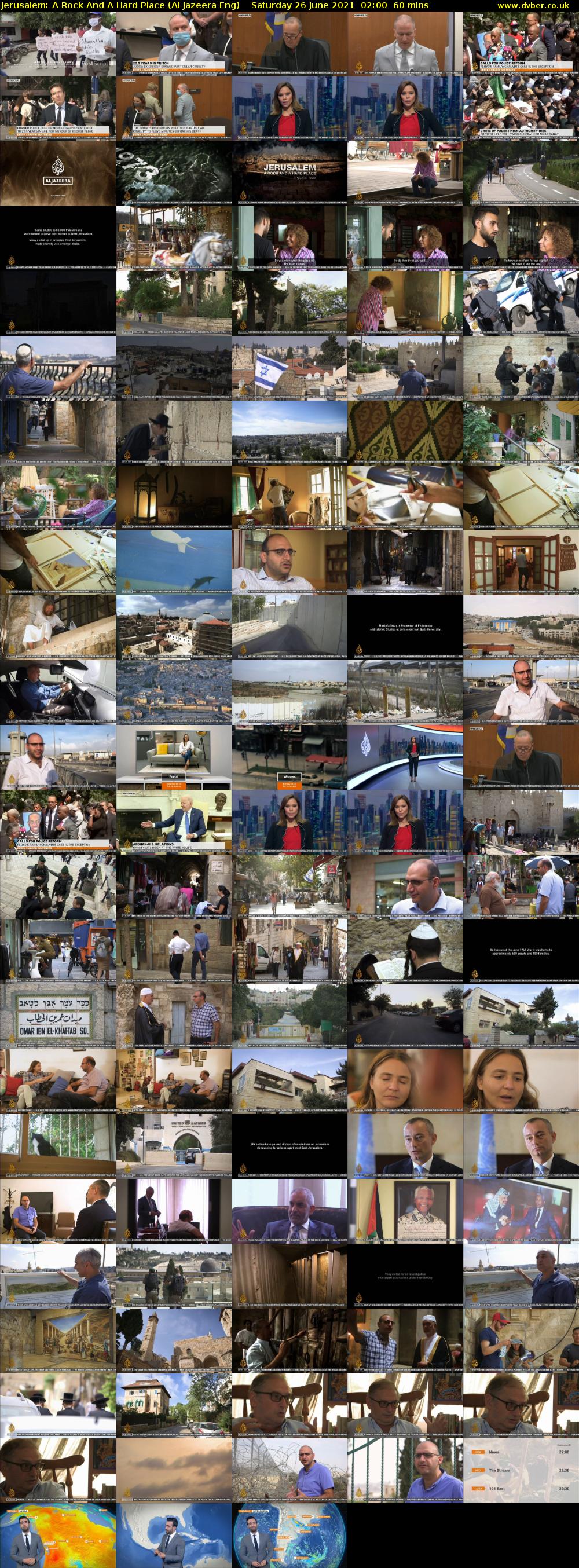 Jerusalem: A Rock And A Hard Place (Al Jazeera Eng) Saturday 26 June 2021 02:00 - 03:00