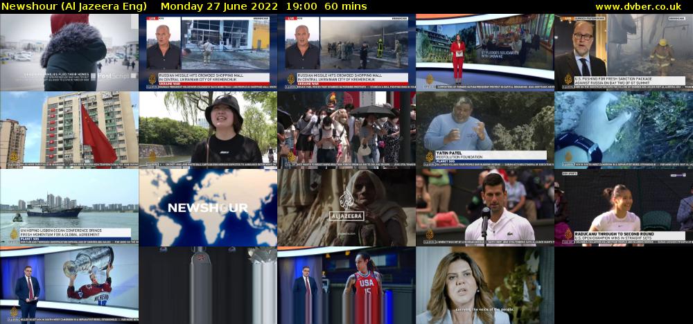 Newshour (Al Jazeera Eng) Monday 27 June 2022 19:00 - 20:00