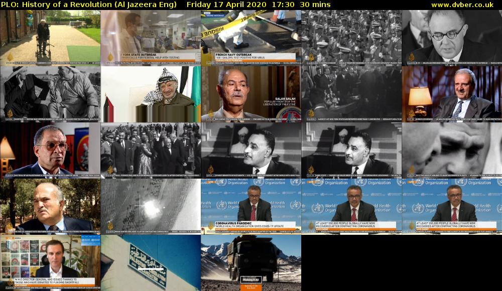 PLO: History of a Revolution (Al Jazeera Eng) Friday 17 April 2020 17:30 - 18:00
