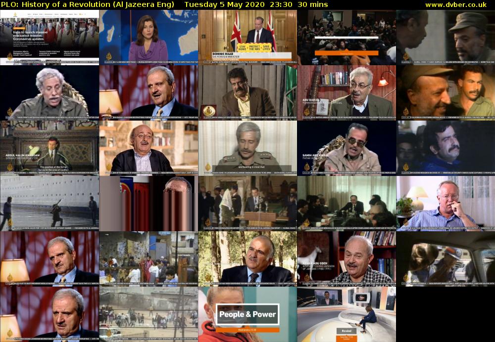PLO: History of a Revolution (Al Jazeera Eng) Tuesday 5 May 2020 23:30 - 00:00