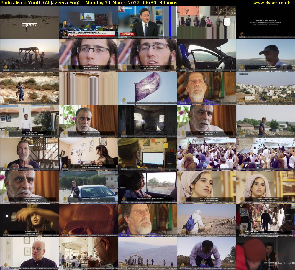 Radicalised Youth (Al Jazeera Eng) Monday 21 March 2022 06:30 - 07:00