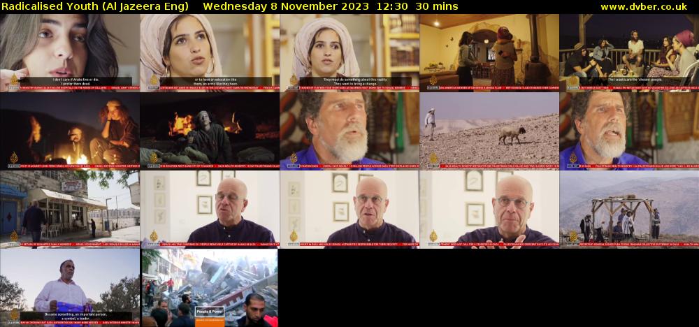 Radicalised Youth (Al Jazeera Eng) Wednesday 8 November 2023 12:30 - 13:00