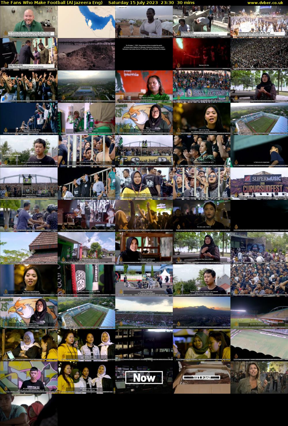 The Fans Who Make Football (Al Jazeera Eng) Saturday 15 July 2023 23:30 - 00:00