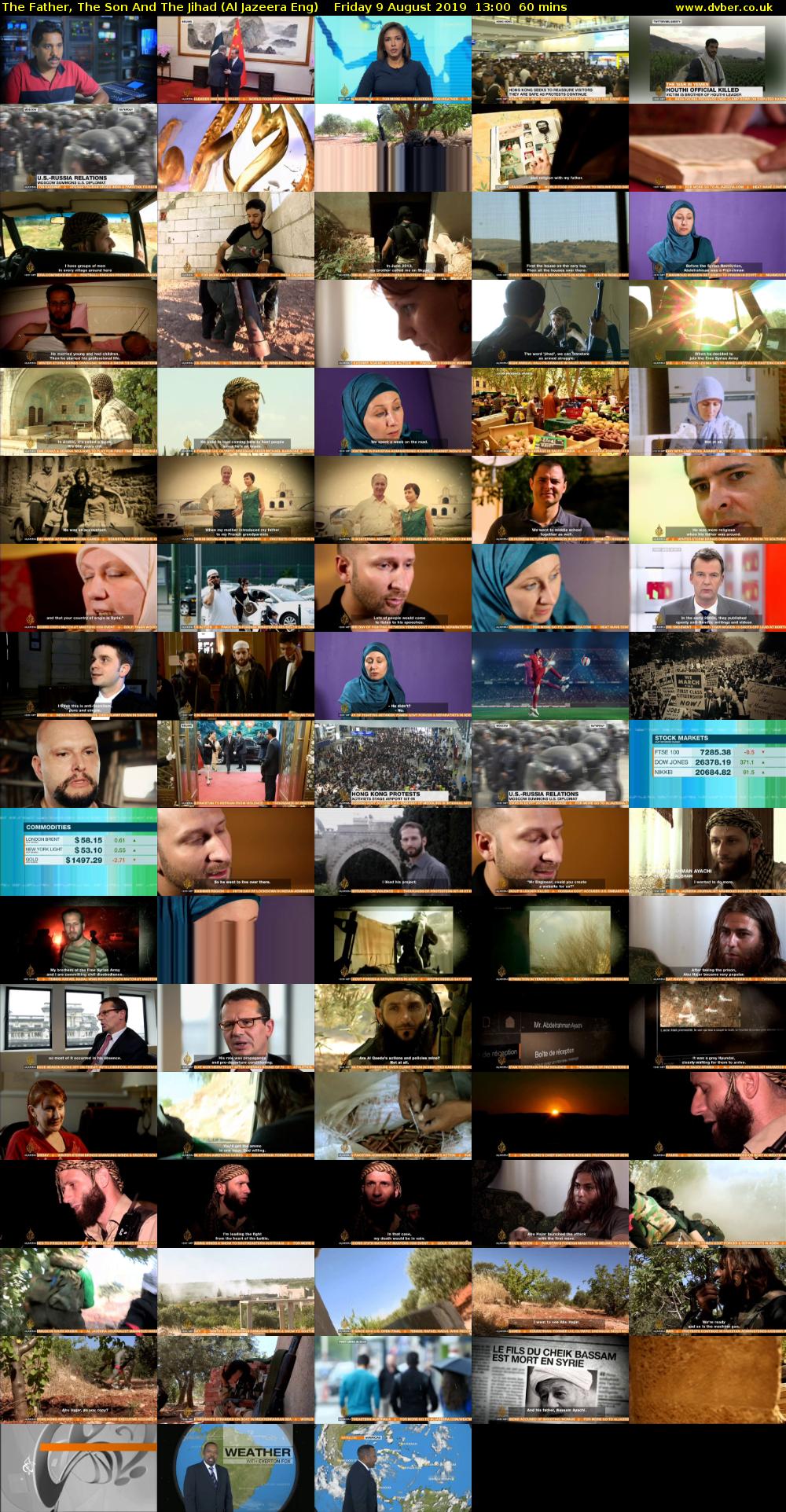 The Father, The Son And The Jihad (Al Jazeera Eng) Friday 9 August 2019 13:00 - 14:00