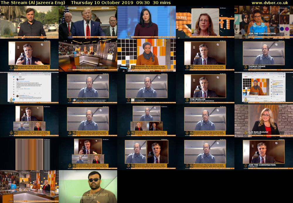 The Stream (Al Jazeera Eng) Thursday 10 October 2019 09:30 - 10:00