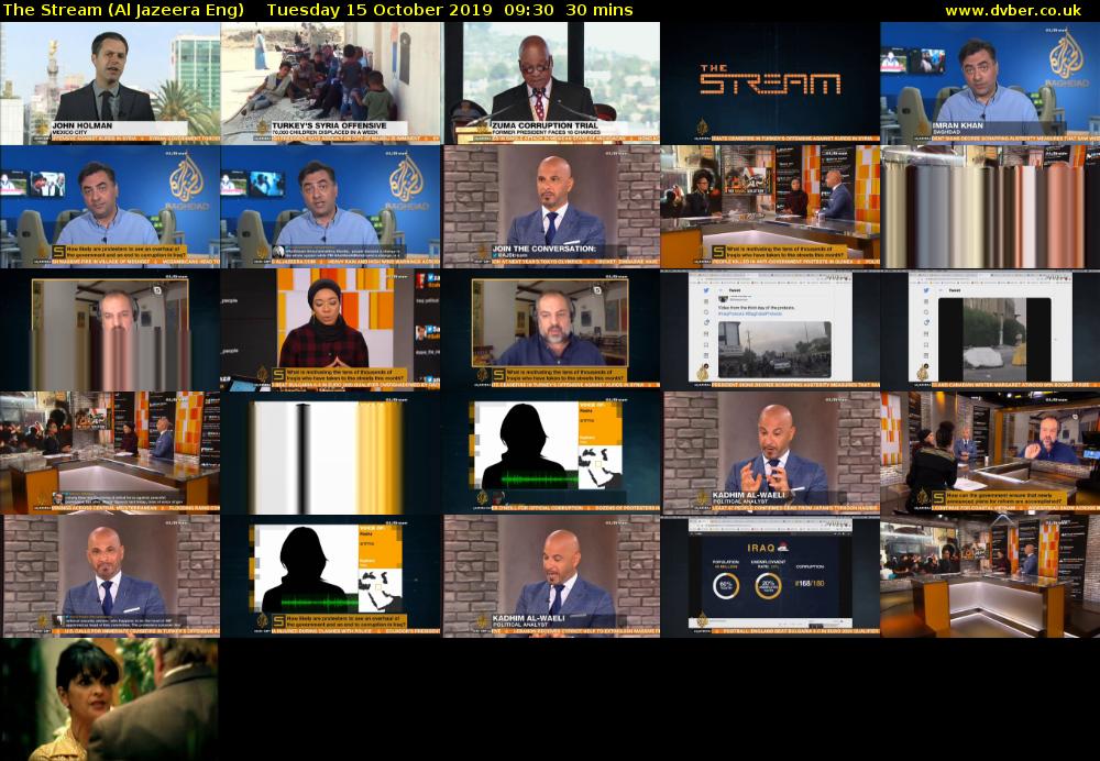The Stream (Al Jazeera Eng) Tuesday 15 October 2019 09:30 - 10:00