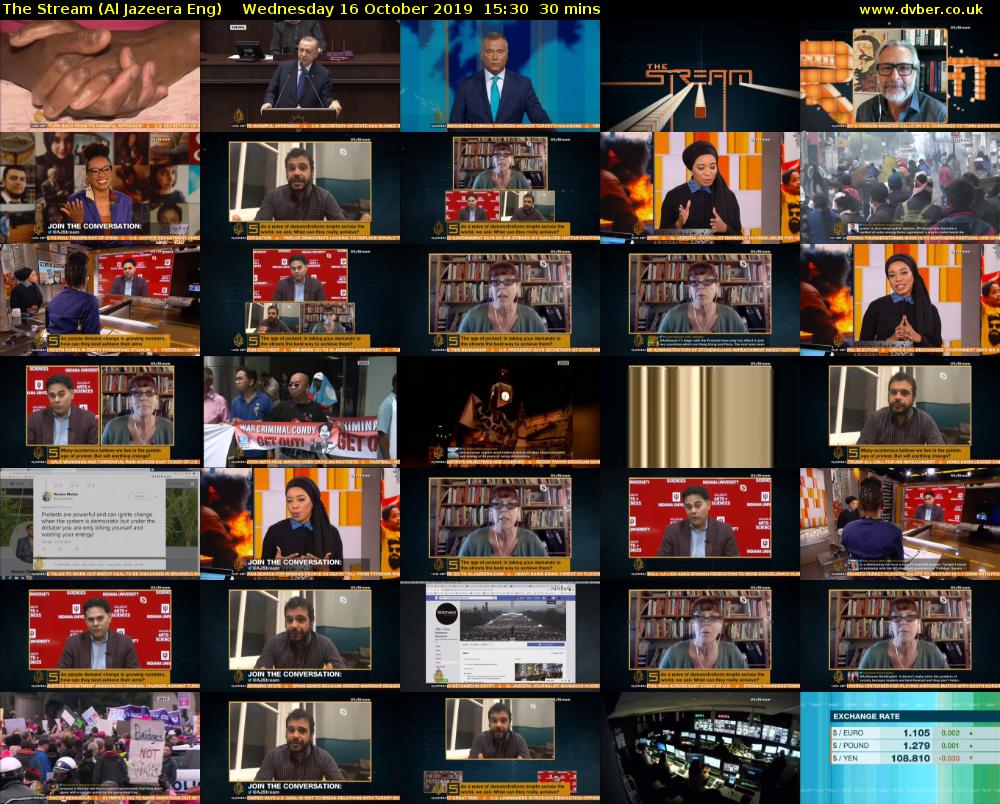 The Stream (Al Jazeera Eng) Wednesday 16 October 2019 15:30 - 16:00