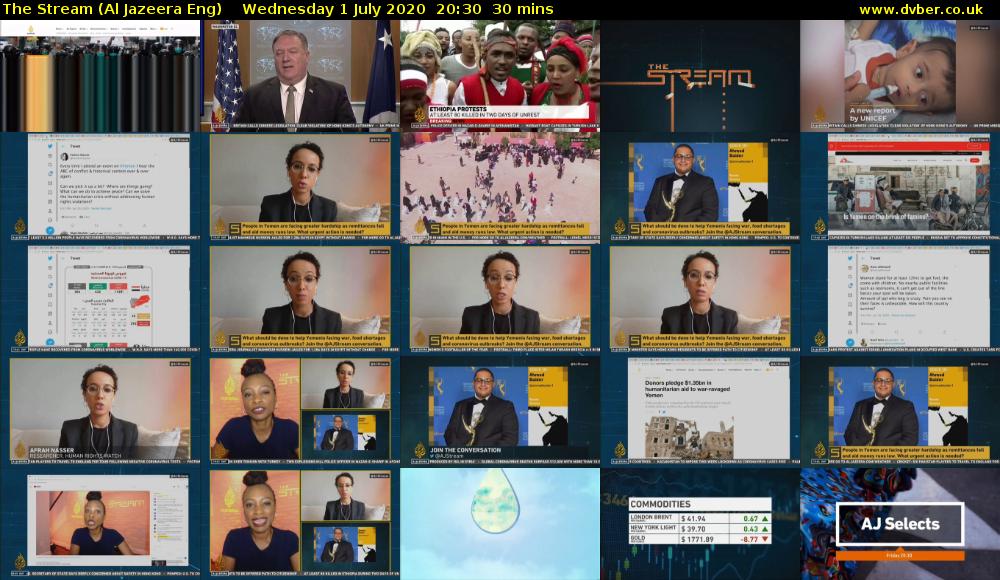 The Stream (Al Jazeera Eng) Wednesday 1 July 2020 20:30 - 21:00