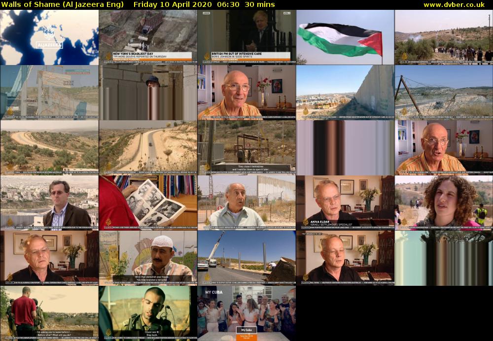 Walls of Shame (Al Jazeera Eng) Friday 10 April 2020 06:30 - 07:00