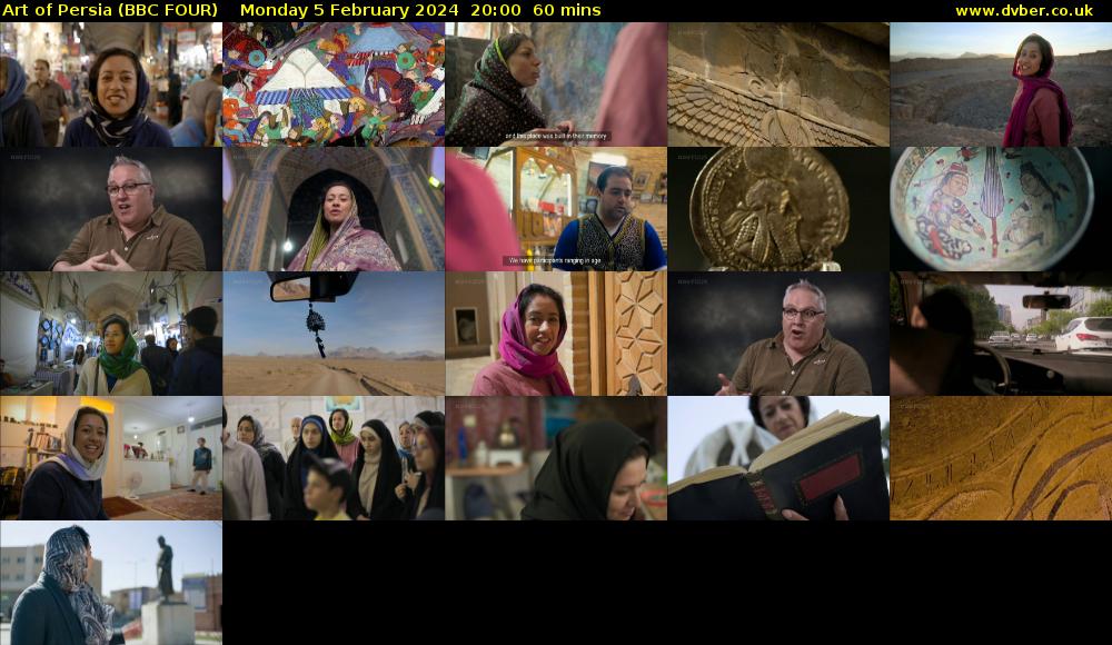 Art of Persia (BBC FOUR) Monday 5 February 2024 20:00 - 21:00