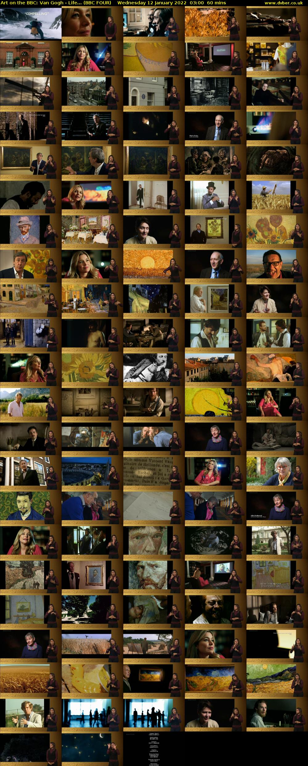 Art on the BBC: Van Gogh - Life... (BBC FOUR) Wednesday 12 January 2022 03:00 - 04:00