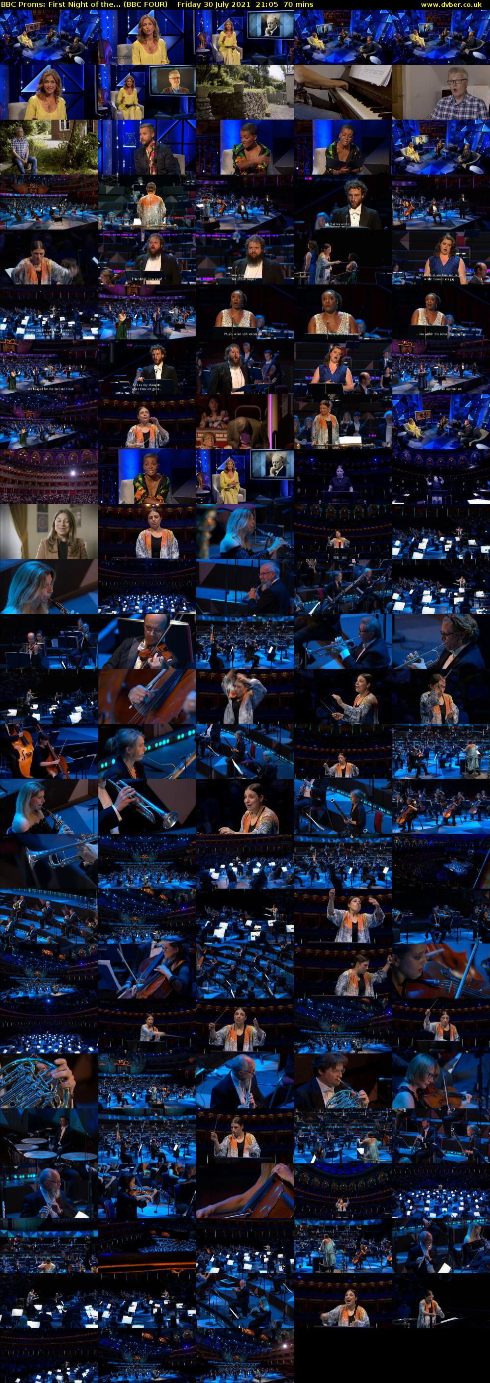 BBC Proms: First Night of the... (BBC FOUR) Friday 30 July 2021 21:05 - 22:15