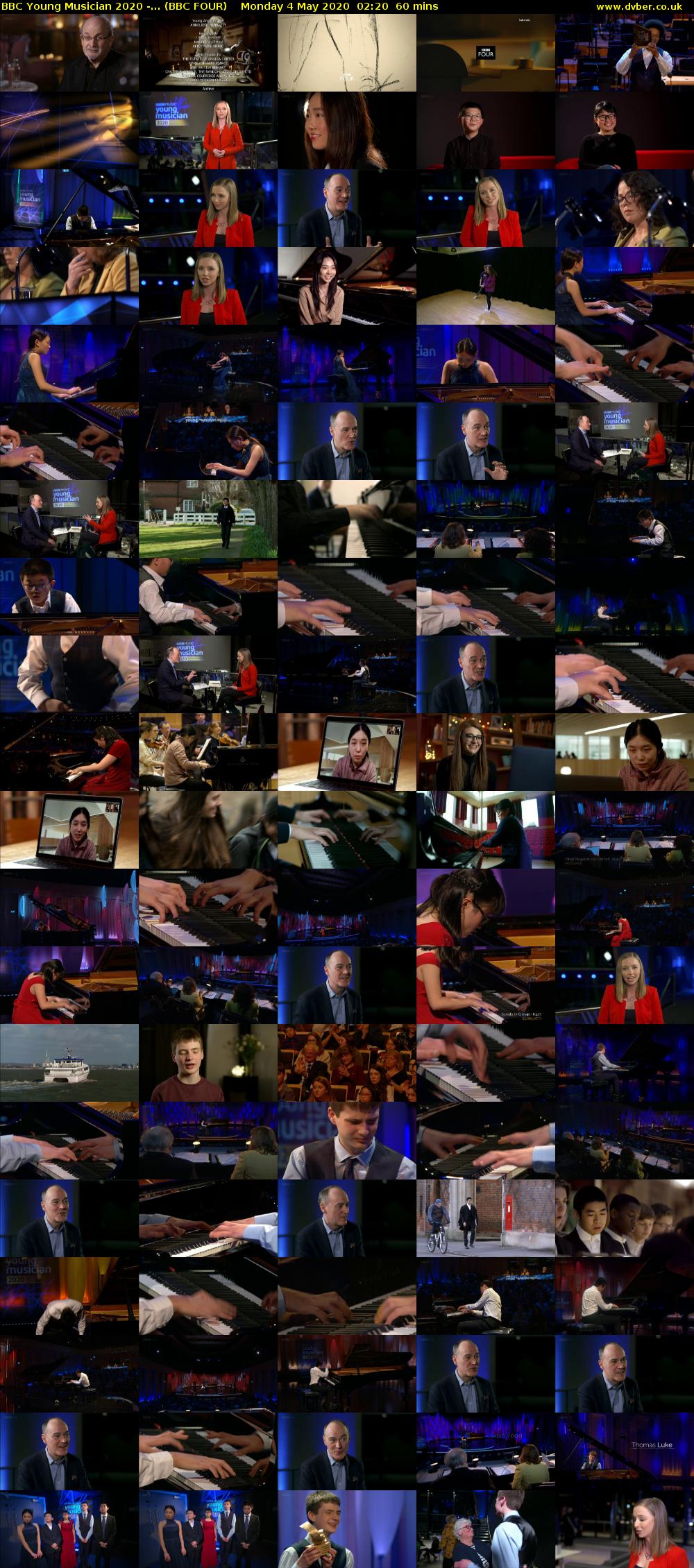 BBC Young Musician 2020 -... (BBC FOUR) Monday 4 May 2020 02:20 - 03:20