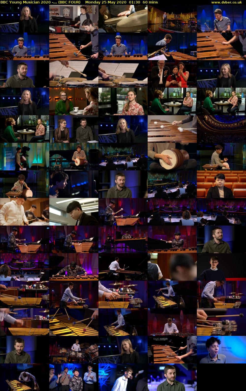 BBC Young Musician 2020 -... (BBC FOUR) Monday 25 May 2020 01:30 - 02:30