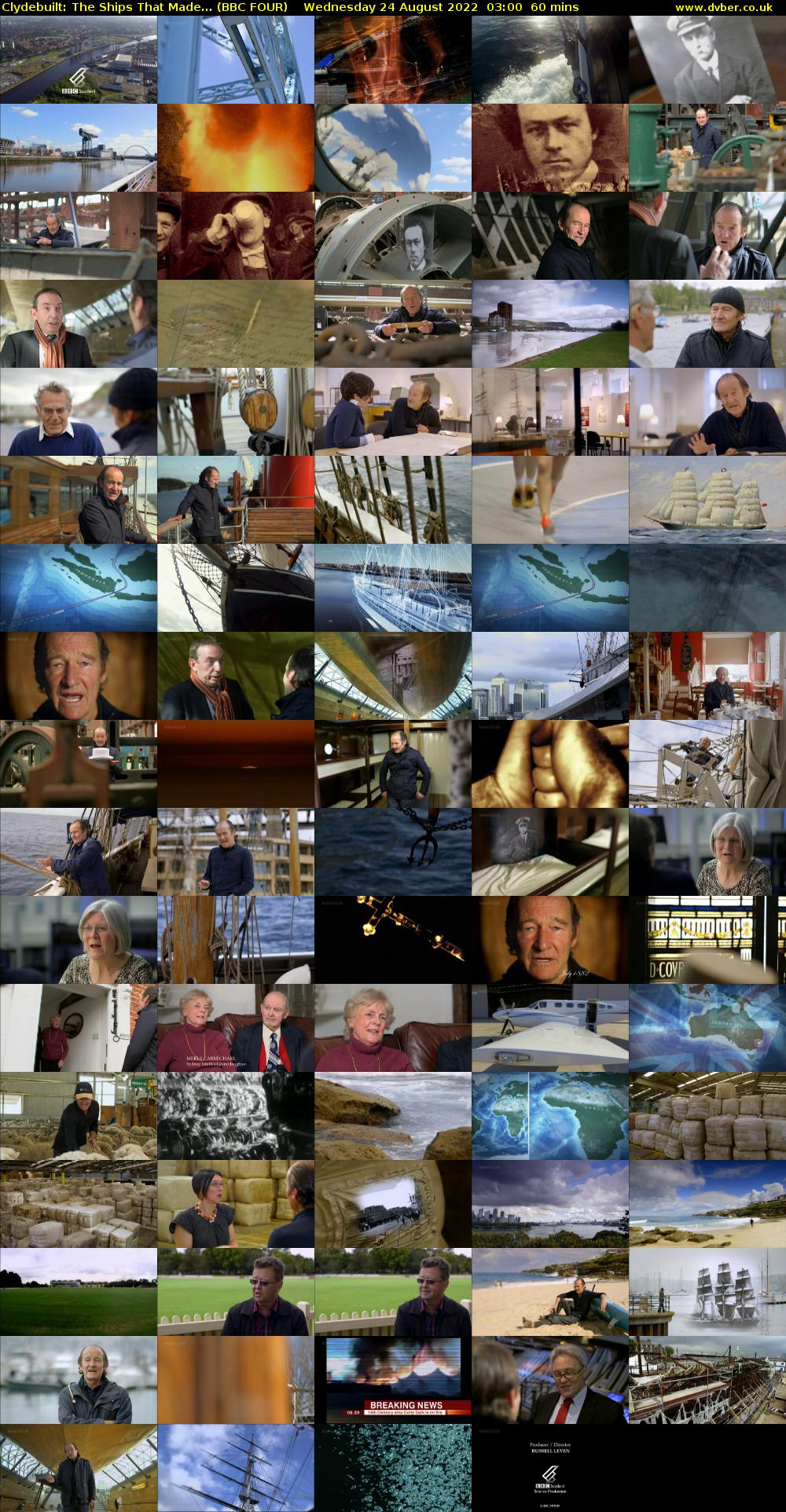 Clydebuilt: The Ships That Made... (BBC FOUR) Wednesday 24 August 2022 03:00 - 04:00