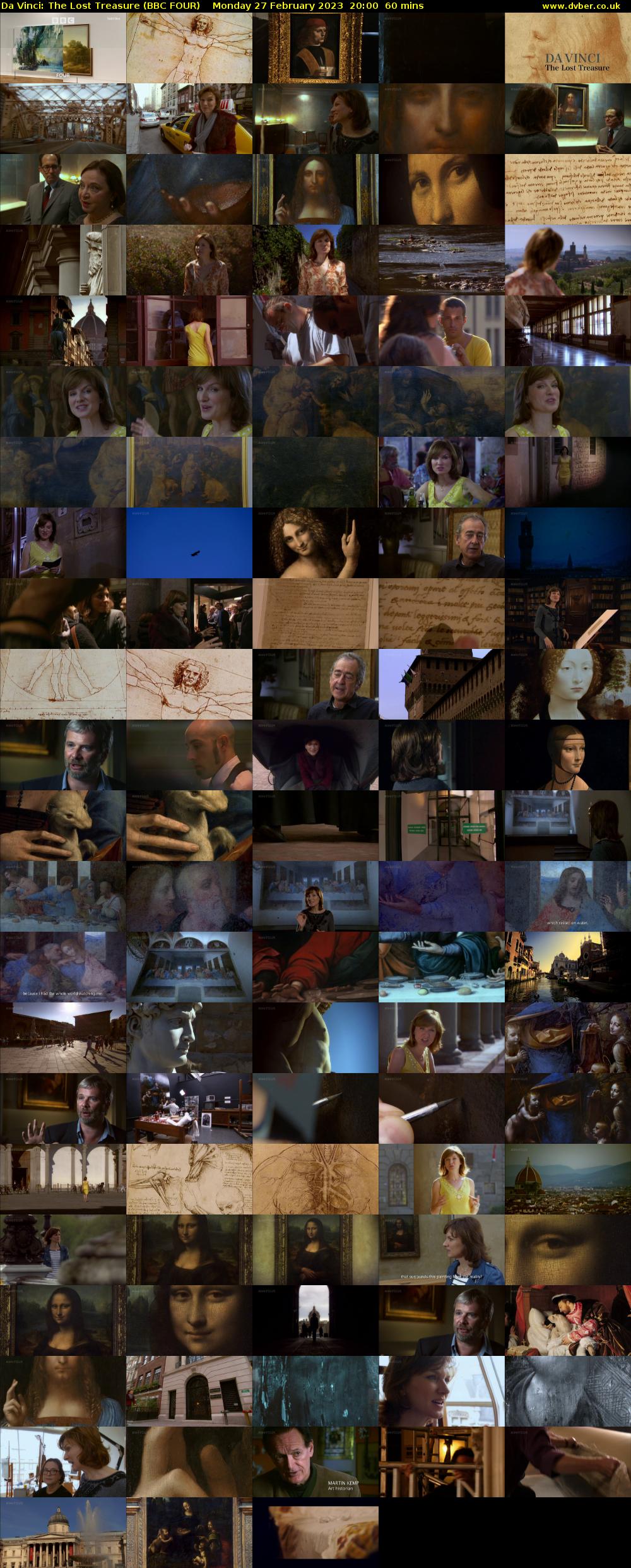 Da Vinci: The Lost Treasure (BBC FOUR) Monday 27 February 2023 20:00 - 21:00
