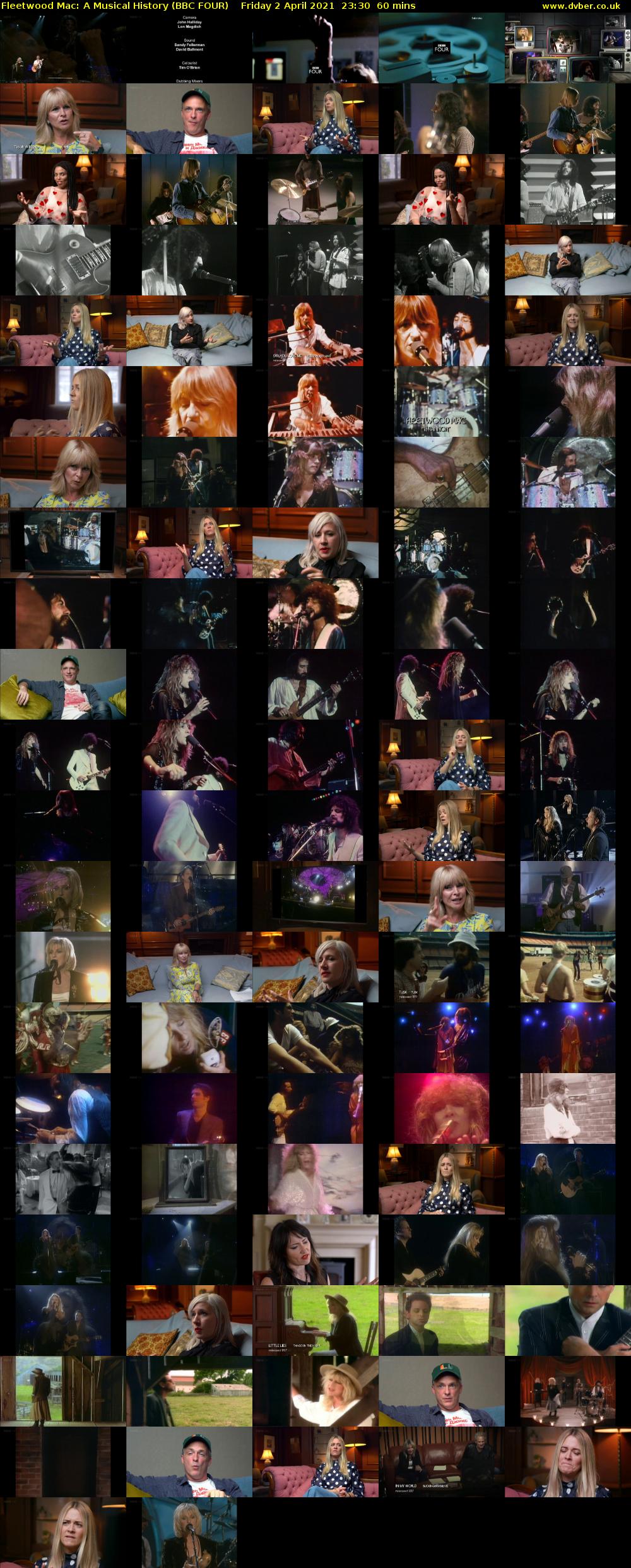 Fleetwood Mac: A Musical History (BBC FOUR) Friday 2 April 2021 23:30 - 00:30