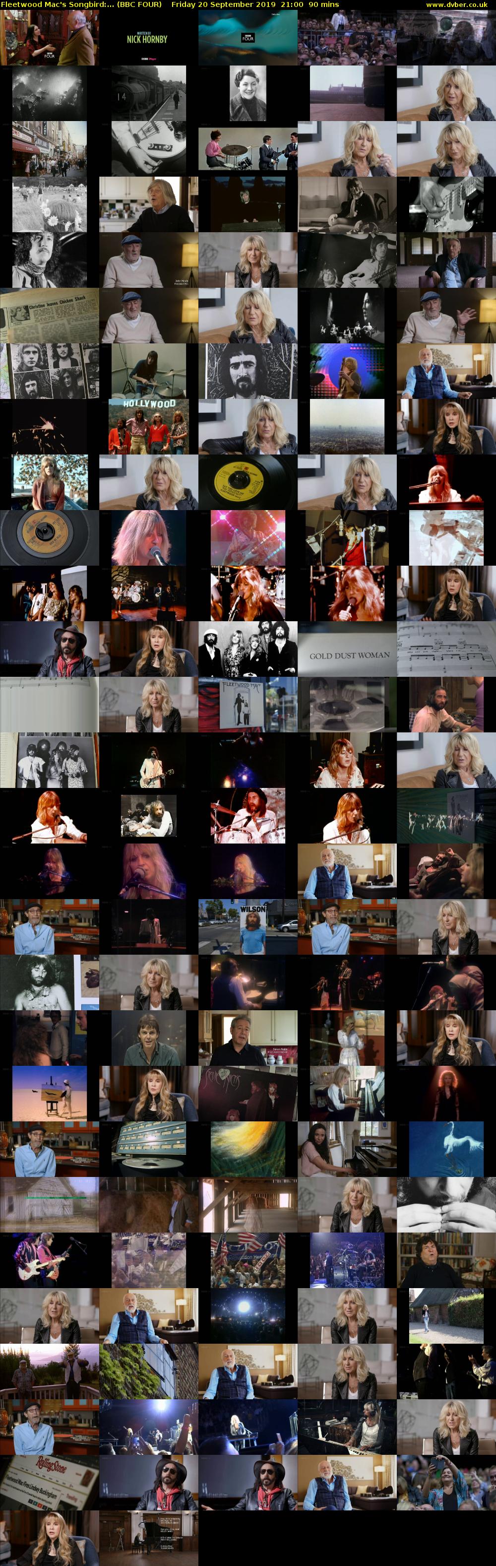 Fleetwood Mac's Songbird:... (BBC FOUR) Friday 20 September 2019 21:00 - 22:30