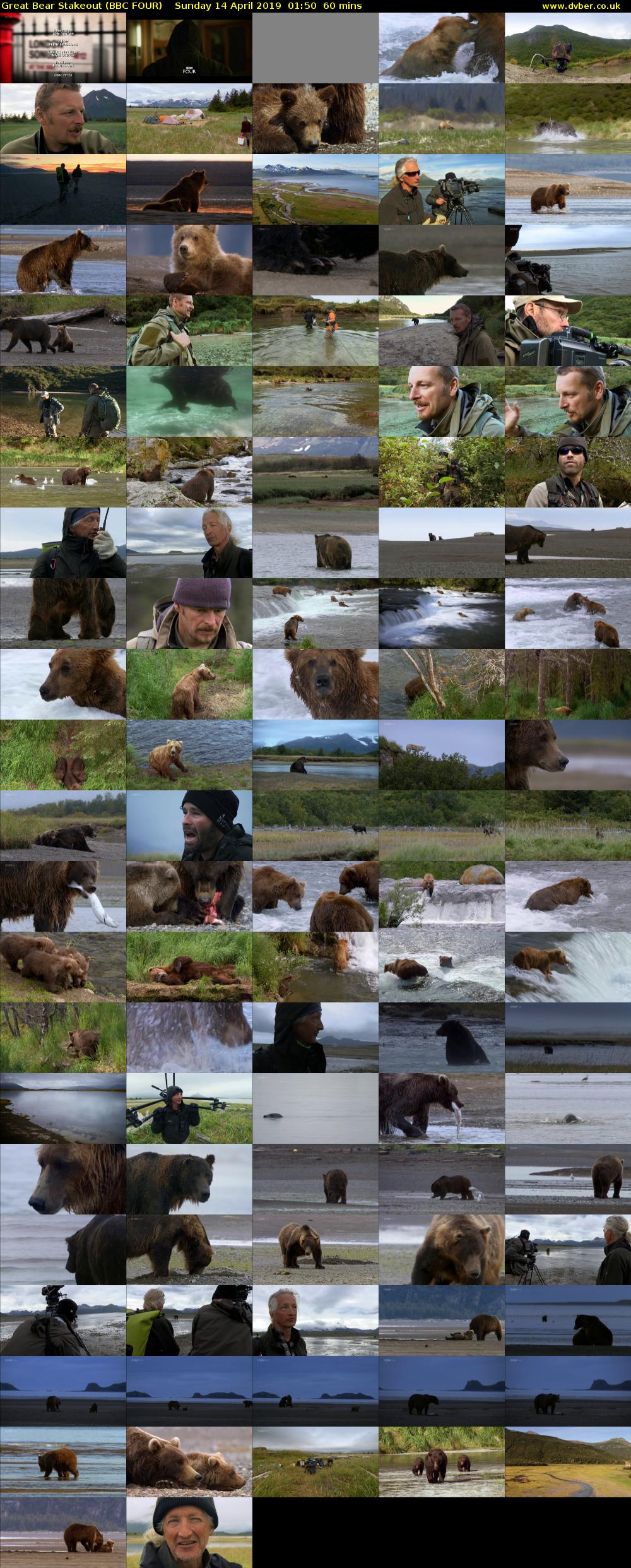 Great Bear Stakeout (BBC FOUR) Sunday 14 April 2019 01:50 - 02:50