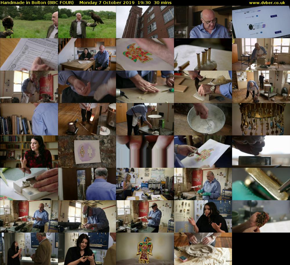 Handmade in Bolton (BBC FOUR) Monday 7 October 2019 19:30 - 20:00