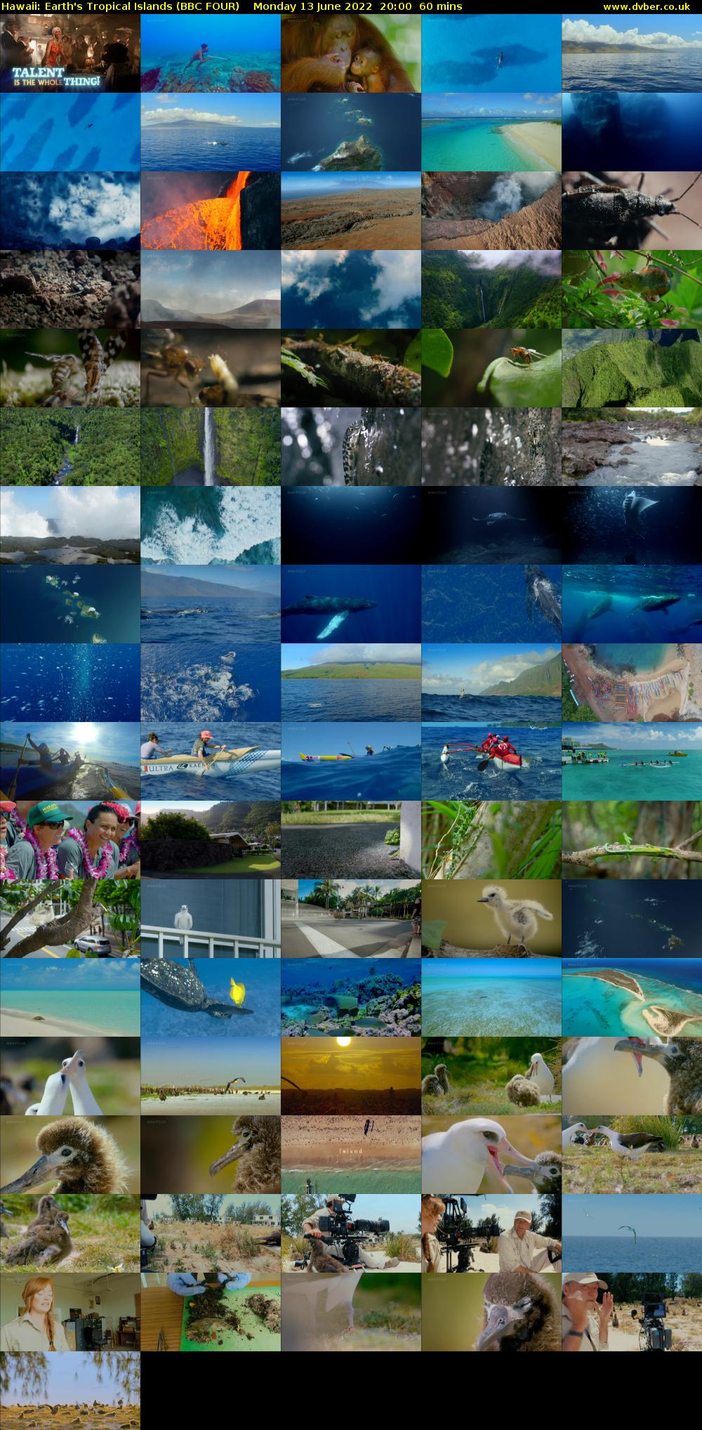 Hawaii: Earth's Tropical Islands (BBC FOUR) Monday 13 June 2022 20:00 - 21:00