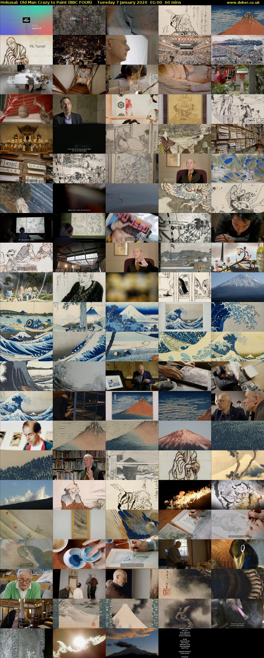 Hokusai: Old Man Crazy to Paint (BBC FOUR) Tuesday 7 January 2020 01:00 - 02:00