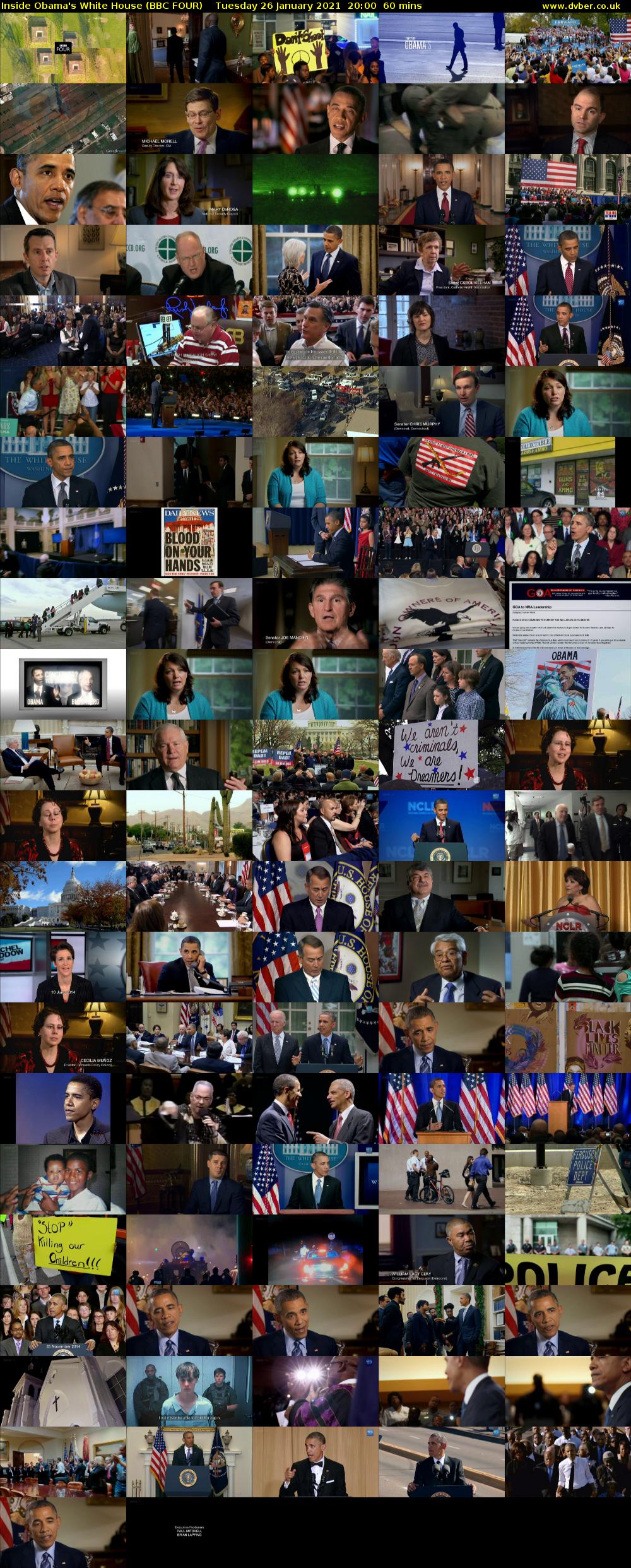 Inside Obama's White House (BBC FOUR) Tuesday 26 January 2021 20:00 - 21:00