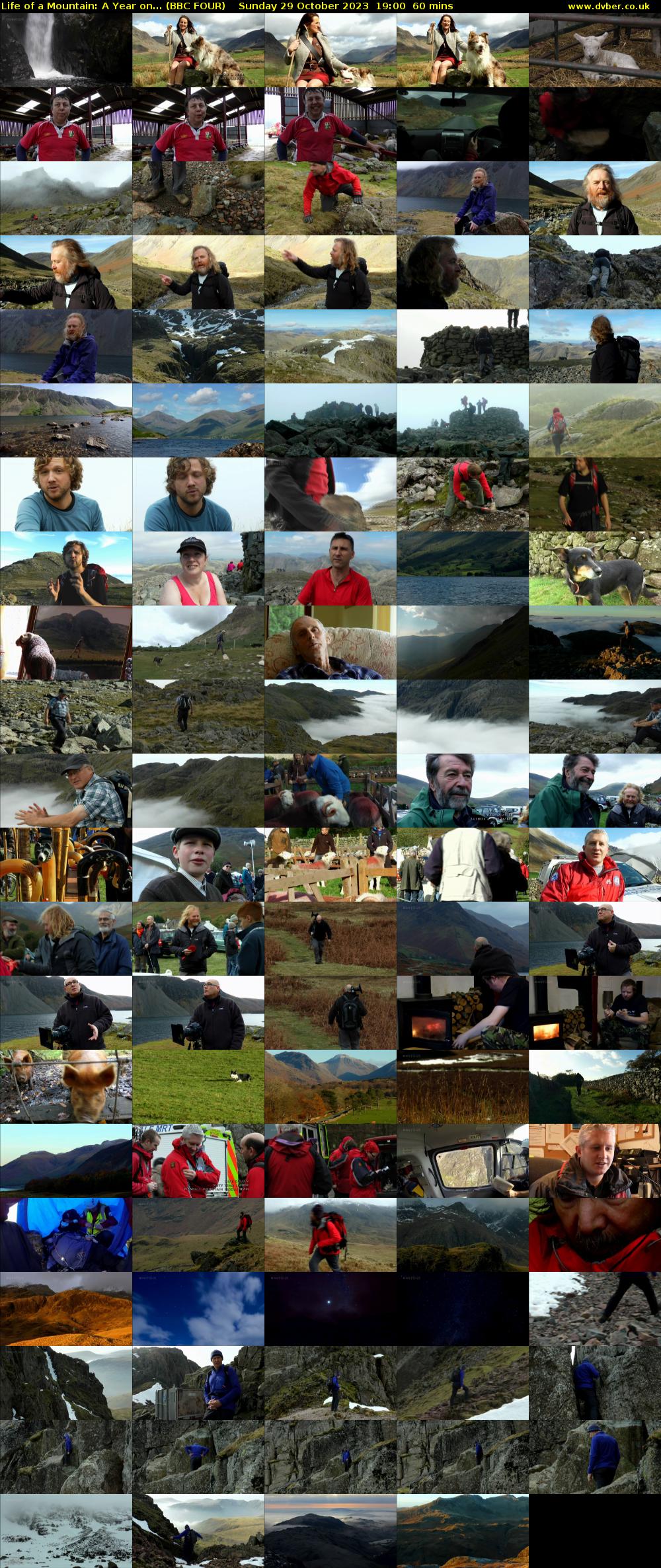 Life of a Mountain: A Year on... (BBC FOUR) Sunday 29 October 2023 19:00 - 20:00