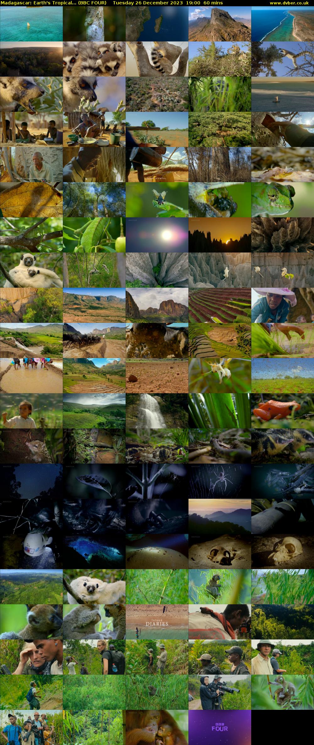 Madagascar: Earth's Tropical... (BBC FOUR) Tuesday 26 December 2023 19:00 - 20:00