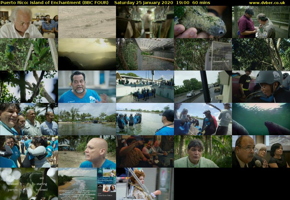 Puerto Rico: Island of Enchantment (BBC FOUR) Saturday 25 January 2020 19:00 - 20:00