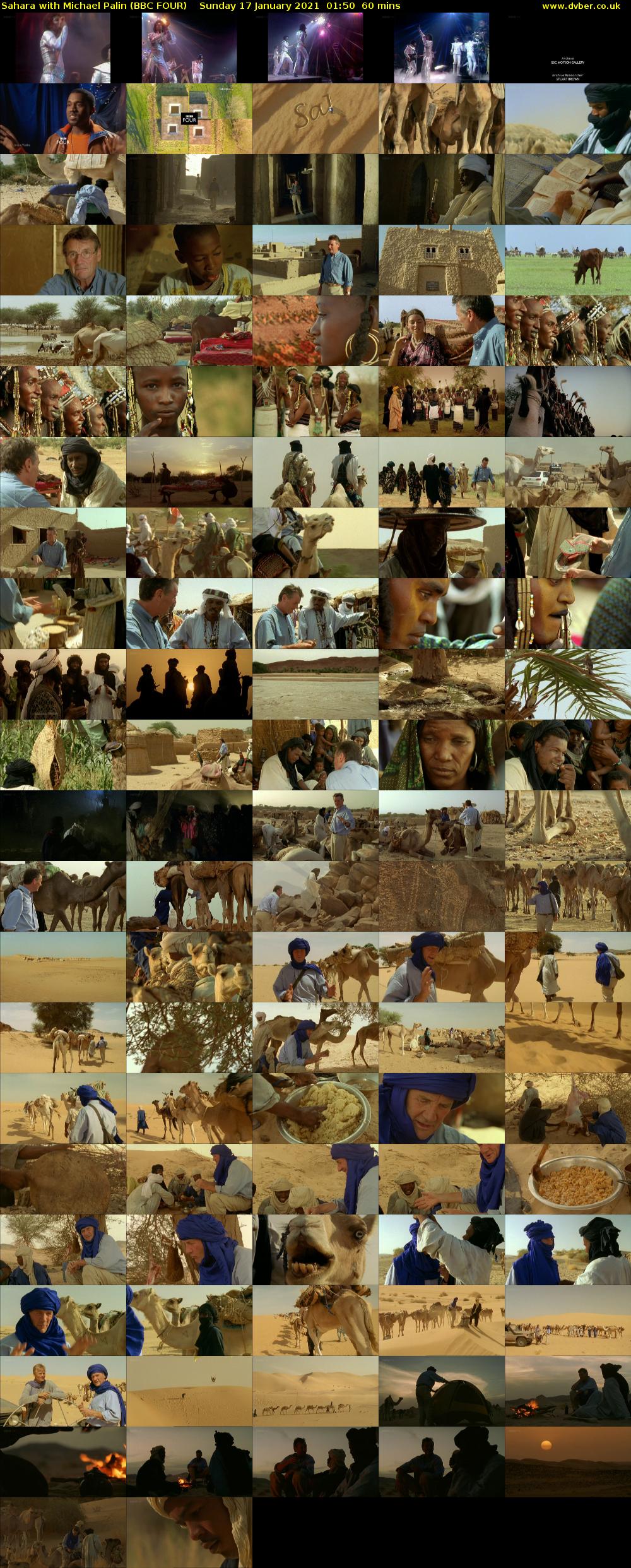 Sahara with Michael Palin (BBC FOUR) Sunday 17 January 2021 01:50 - 02:50