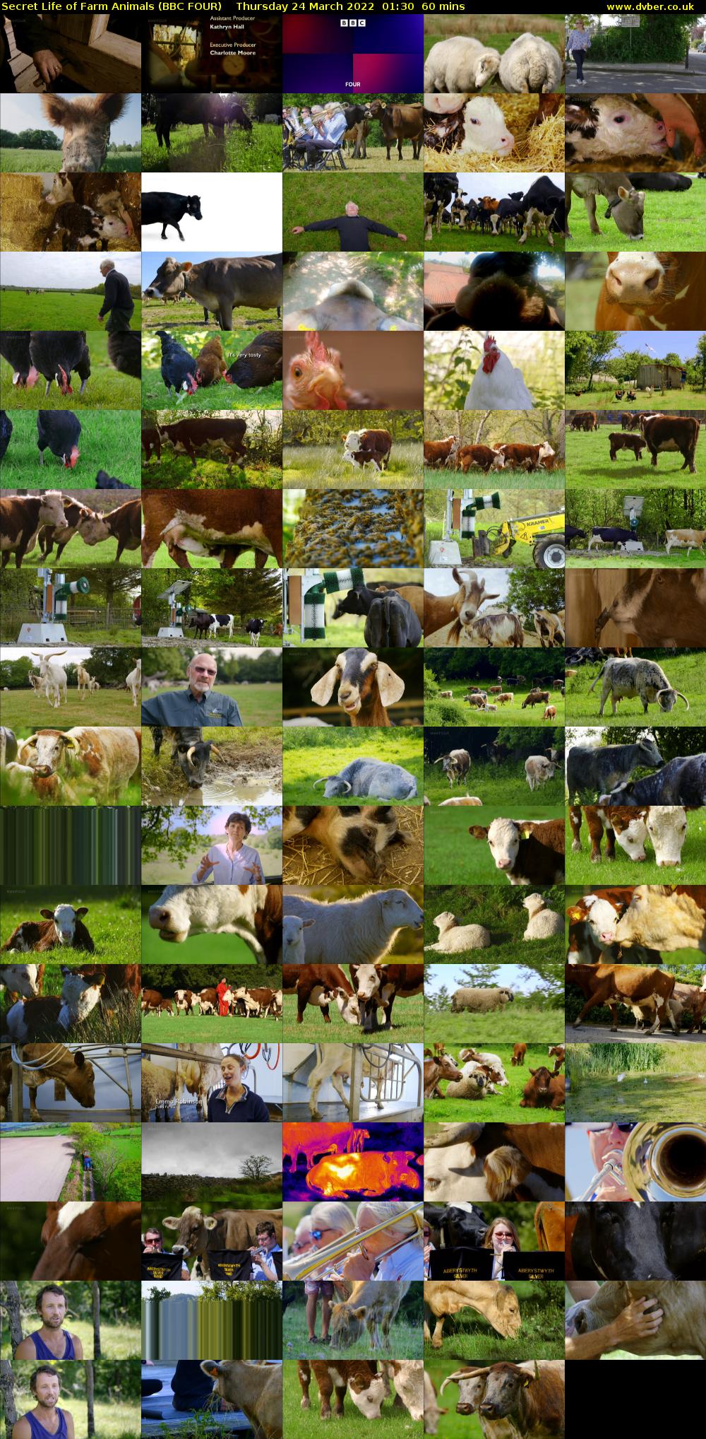 Secret Life of Farm Animals (BBC FOUR) Thursday 24 March 2022 01:30 - 02:30