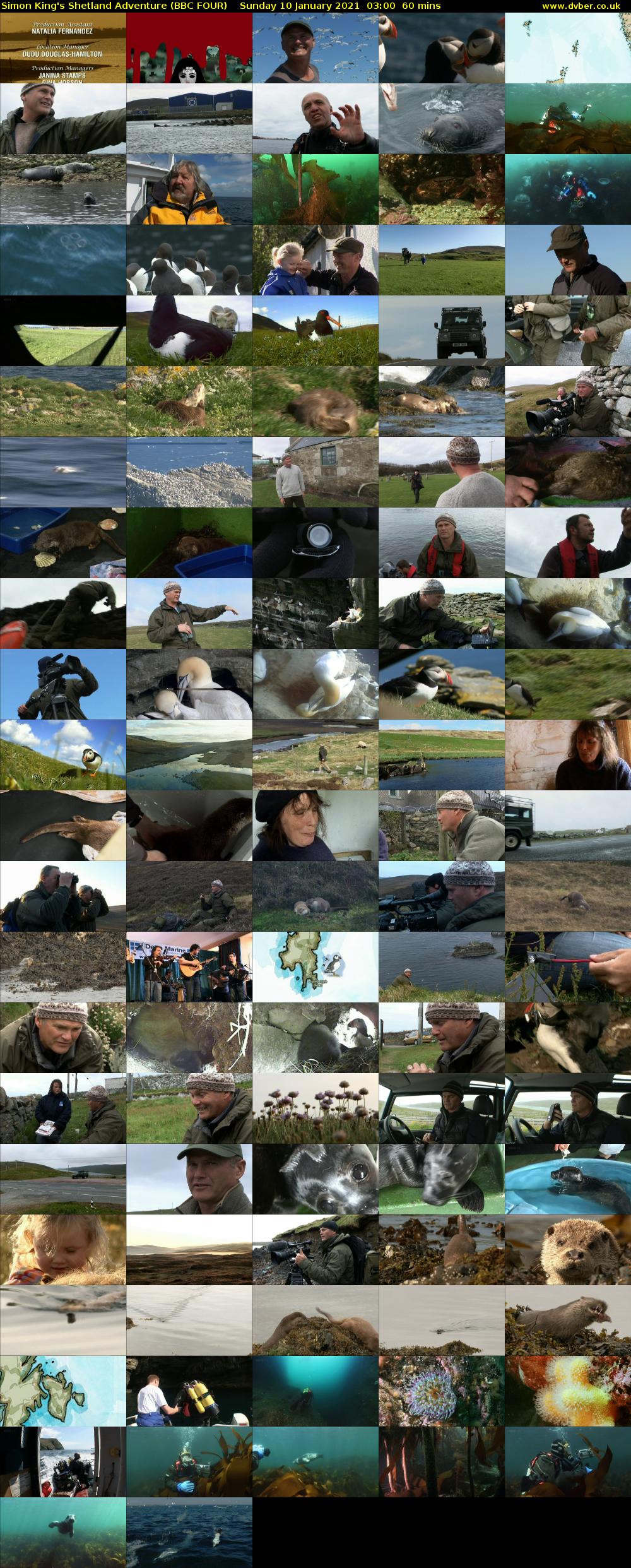 Simon King's Shetland Adventure (BBC FOUR) Sunday 10 January 2021 03:00 - 04:00
