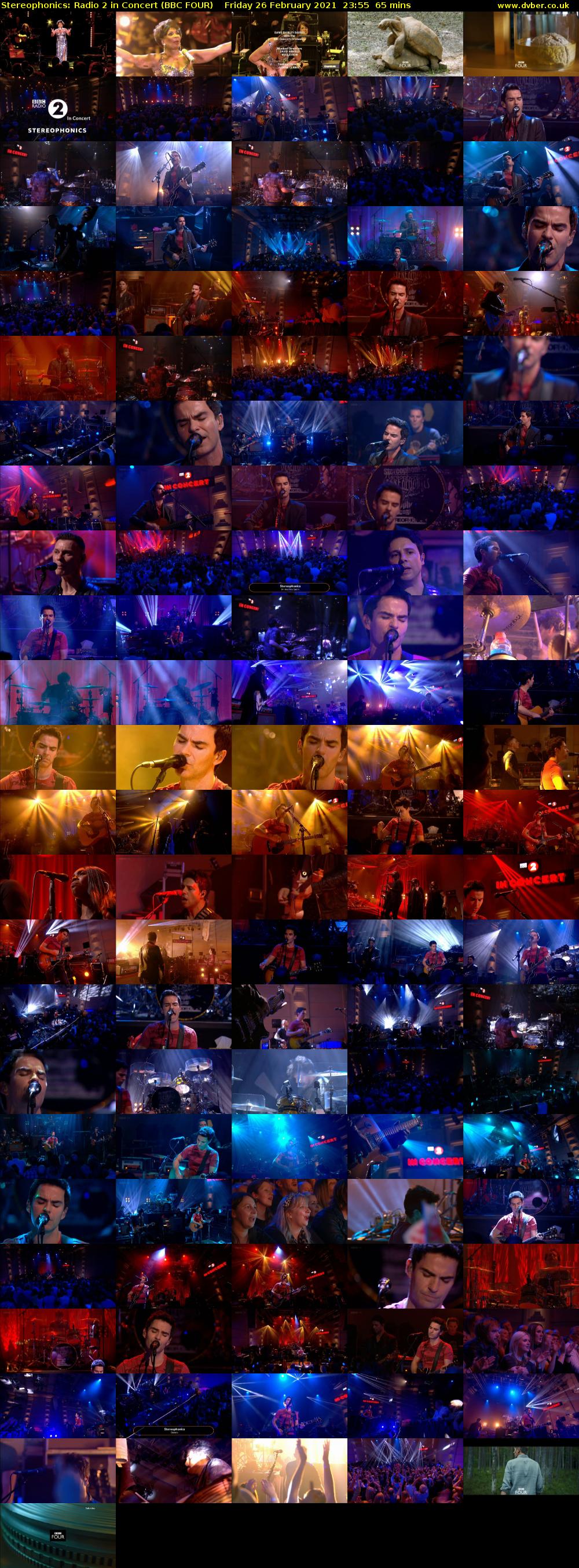 Stereophonics: Radio 2 in Concert (BBC FOUR) Friday 26 February 2021 23:55 - 01:00