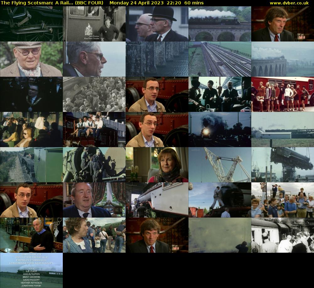 The Flying Scotsman: A Rail... (BBC FOUR) Monday 24 April 2023 22:20 - 23:20