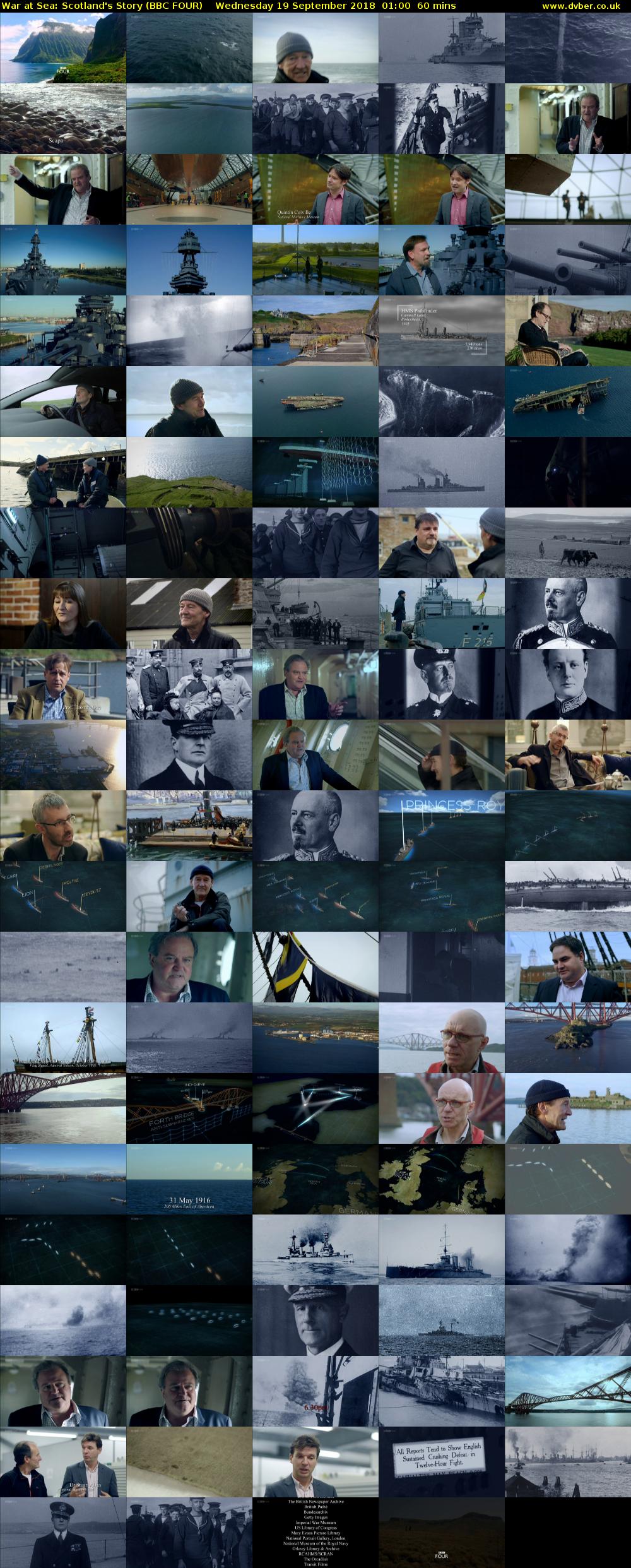War at Sea: Scotland's Story (BBC FOUR) Wednesday 19 September 2018 01:00 - 02:00