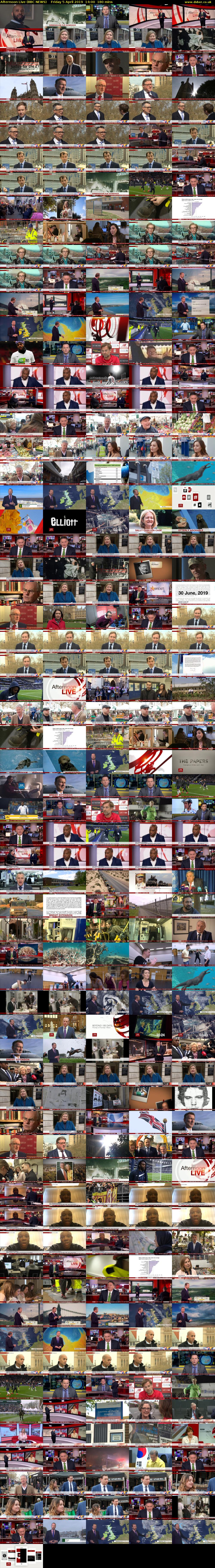 Afternoon Live (BBC NEWS) Friday 5 April 2019 14:00 - 17:00