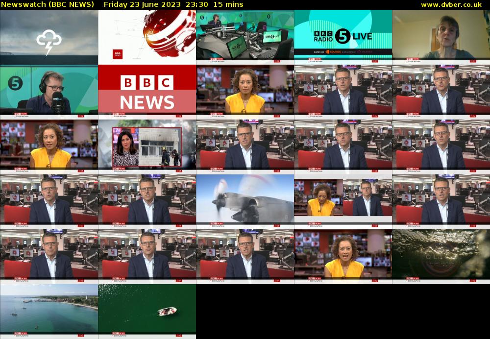 Newswatch (BBC NEWS) Friday 23 June 2023 23:30 - 23:45