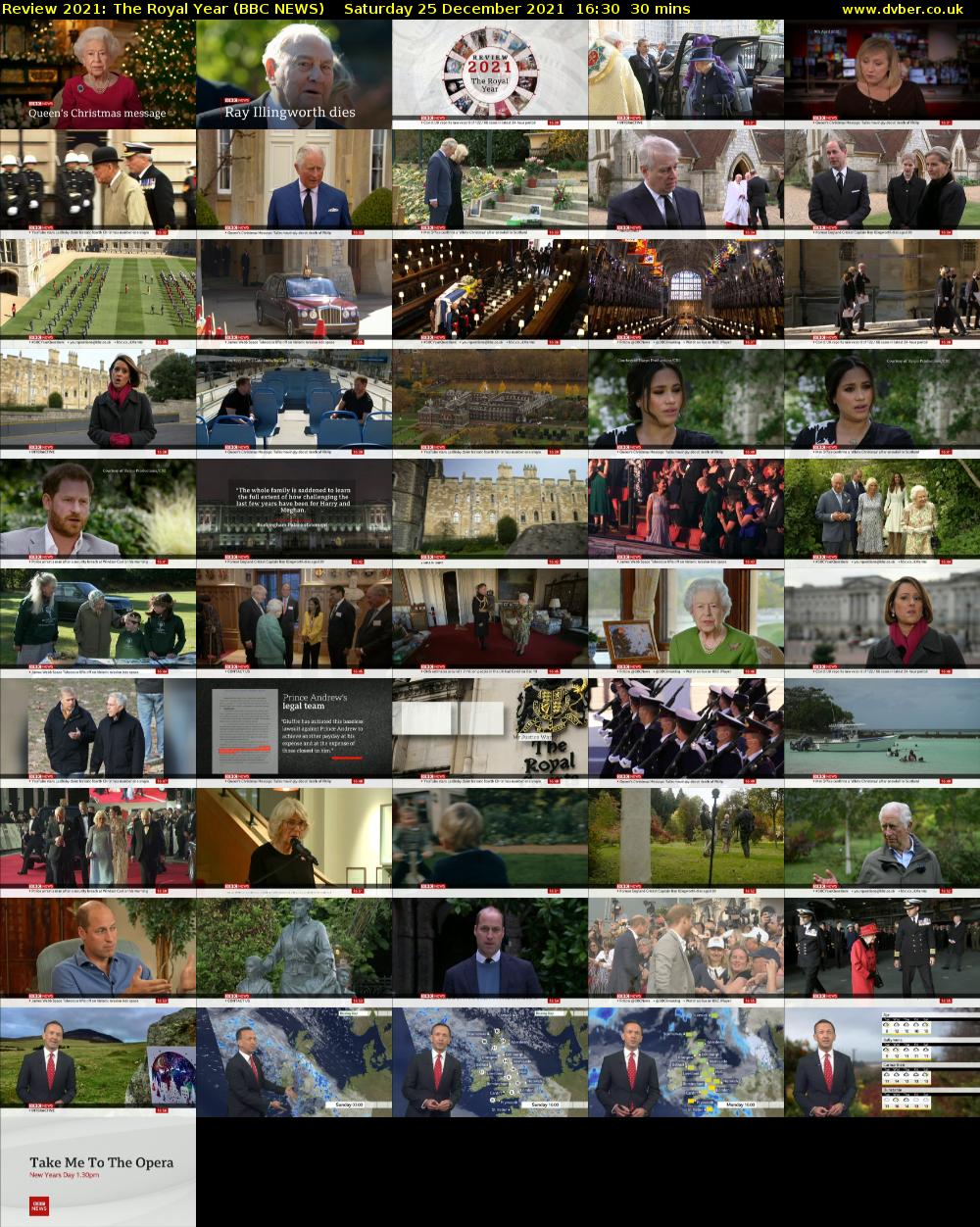 Review 2021: The Royal Year (BBC NEWS) Saturday 25 December 2021 16:30 - 17:00