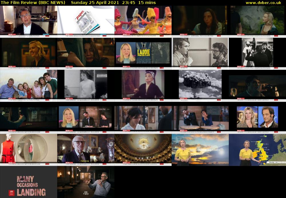 The Film Review (BBC NEWS) 202104252345
