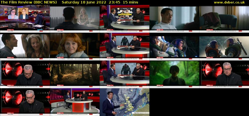 The Film Review (BBC NEWS) Saturday 18 June 2022 23:45 - 00:00