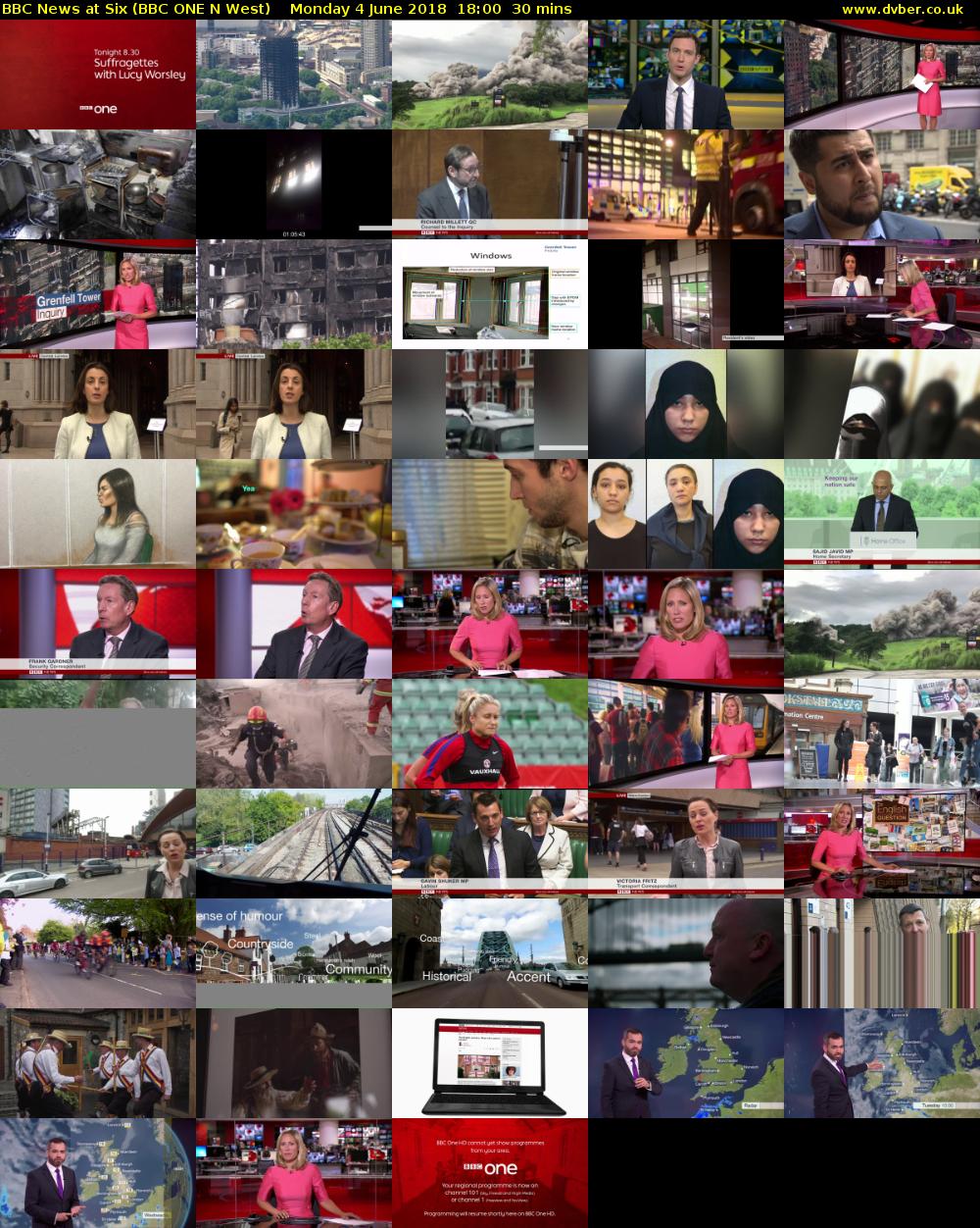 BBC News at Six (BBC ONE) 201806041800