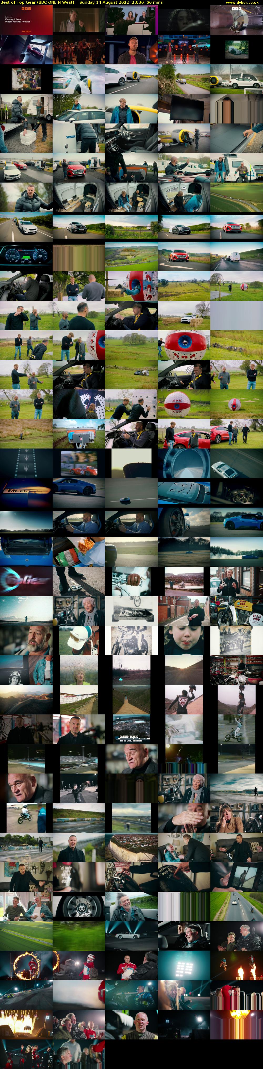 Best of Top Gear (BBC ONE N West) Sunday 14 August 2022 23:30 - 00:30